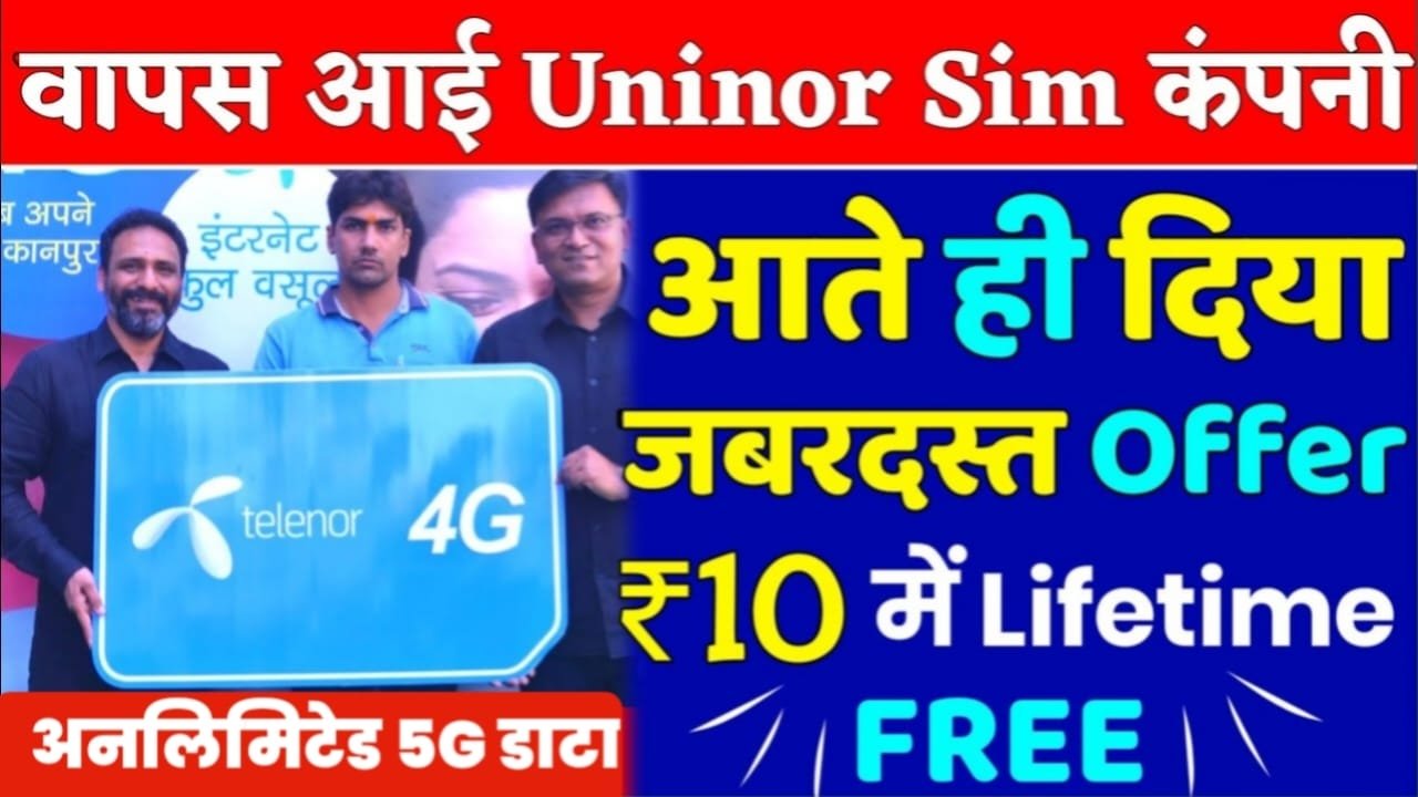 Telenor 5G Sim Book